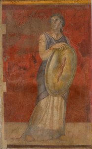Stående kvinne som holder et skjold, ca. 50–40 f.Kr.