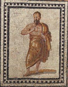 En filosof (mosaikk) av Roman Roman