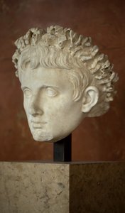 Art Roma Leder av keiser Augustus (63 f.Kr. - 14 e.Kr.) marmor av Roman Roman
