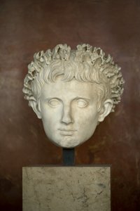 Art Rome Leder av keiser Augustus (63 f.Kr. - 14 e.Kr.) marmor av Roman Roman