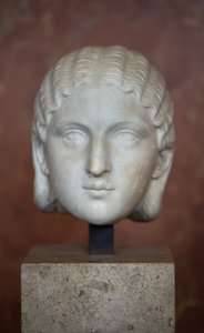 Art Roma Leder av keiserinnen Barbia Orbiana (3. århundre), marmor av Roman Roman