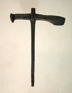 Øks, funnet ved Bebra (kobber) av Roman Roman
