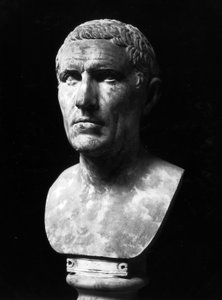 Byste av Marcus Claudius Marcellus (ca. 268-208 f.Kr.) (marmor) av Roman Roman