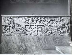 Tidlig-kristen sarkofag (marmor) av Roman Roman