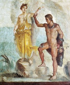 Freske som viser Perseus som setter Andromeda fri, fra House of the Dioscuri, Pompei av Roman Roman