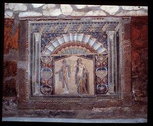 Neptun og amfitritt. Veggmosaikk fra trikliniumet til Casa di Nettuno e Amphitrite, 5. århundre f.Kr.-1. århundre e.Kr. av Roman Roman