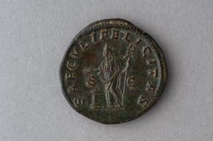 Mynt av Julia Domna (bronse) av Roman Roman