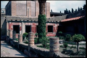 Hagen til huset til atriet i mosaikk, 5. århundre f.Kr.-1. århundre e.Kr av Roman Roman