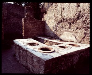 Thermopolium marmor teller, 5. århundre f.Kr. - 1. århundre e.Kr av Roman Roman