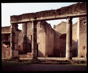 Utsikt over palestra, 5. århundre f.Kr.-1. århundre e.Kr av Roman Roman