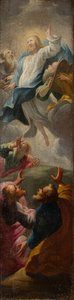 Kristus viser seg for sine disipler, ca. 1650-1750 (olje på lerret)