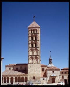 Utsikt over kirken av Romanesque