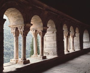 Utsikt over Priory av Romanesque