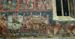 Beleiring av Konstantinopel av Sultan Mehmet II (1432-81) i 1453