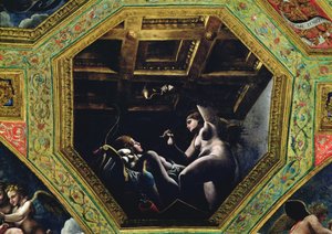 Chamber of Cupid and Psyche, Psyche vurderer Cupid
