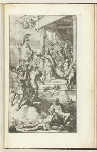 Titteltrykk for andre del av Guerres de Flandres Seconde partie (tittel på objekt) Guerres de Flandres (serietittel)