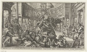 Allegori om Nassaus rolle i republikkens enhet av Romeyn de Hooghe