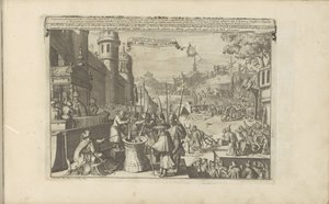 Aziatische straffen Torturer av asiater / Alle Aziatische straffen (tittel på objekt) Øst- og Vestindia og andre steder (serietittel) av Romeyn de Hooghe