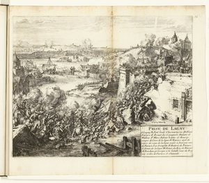 Inname van Lagny, 1589-1590 Capture of Lagny (tittel på objekt) Wars of Flanders (serietittel) av Romeyn de Hooghe