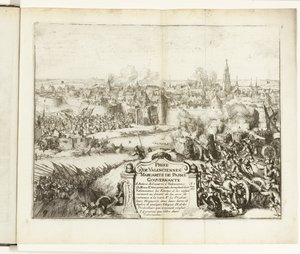 Inname van Valenciennes, 1567 Capture of Valenciennes (tittel på objekt) Wars of Flanders (serietittel) av Romeyn de Hooghe