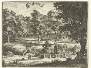 Landskap med kilden 