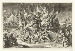 Krig og tyranni herjer Nederland av Romeyn de Hooghe