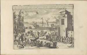 Slaven en gevangenen bij de Turken Turkse slavernij en gevangenis / Slaveri og fengsel blant tyrkerne (tittel på objekt) Øst- og Vestindia og andre steder (serietittel) av Romeyn de Hooghe
