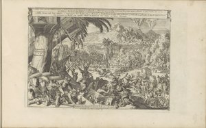 Spaanse wredheden i Vest-India Spaensche Tyrannyen in de Westindies / Tyranny of the Spanjors in the West Indies (tittel på objekt) Øst- og Vestindia og andre steder (serietittel) av Romeyn de Hooghe