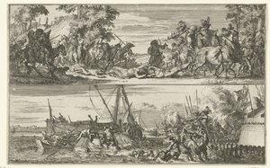 To skildringer av franske grusomheter, 1672 av Romeyn de Hooghe