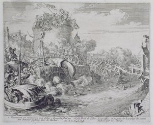 Vienna Print Cycle, erobre Tabor Island i utkanten av Leopoldstadt, 1683