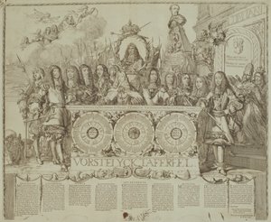 Vorstelyck Scene, ca. 1676 av Romeyn de Hooghe