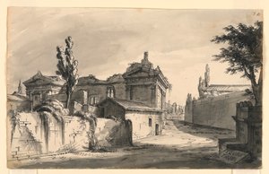 Scenedesign, antikke bygninger av Romolo Achille Liverani