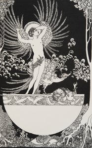 Illustrasjon fra Rubáiyát av Omar Khayyam, 1920 av Ronald Balfour