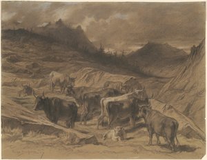 Storfe i Auvergne av Rosa Bonheur