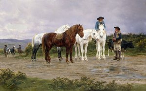 Pyreneene Farmers Market bundet, 1884 av Rosa Bonheur