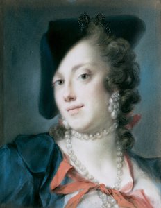 En venetiansk dame fra huset til Barbarigo Caterina Sagredo Barbarigo, ca 1735-1739