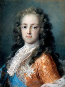 Louis XV av Frankrike (1710-1774) som Dauphin - Peinture de Rosalba Giovanna Carriera (1657-1757) - 1720-1721 - Pastell på papir - 50,5x38,5 - Dresden State Art Collections