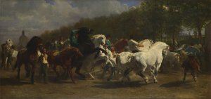 Hestemessen, 1855 av Rosa Bonheur