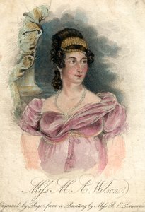 Miss MA Wilson, c1820-1850 av Rose Emma Drummond