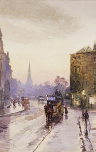 Å ta trikken i Nassau Street, Dublin, av Rose Maynard Barton