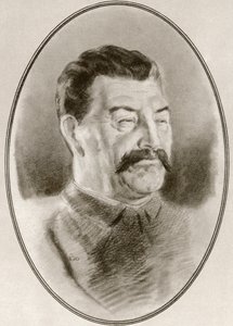 Joseph Vissarionovich Stalin, fra Living Biography of Famous Rulers. av Ross Gordon