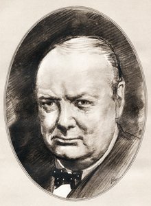 Sir Winston Leonard Spencer-Churchill, fra Living Biographies of Famous Men. av Ross Gordon