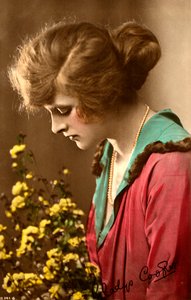 Gladys Cooper 1888-1971, engelsk skuespillerinne, tidlig på 1900-tallet. av Rotary Photo