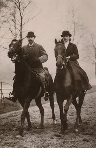 H.M. Kong George V. og prinsesse Mary, 1914.