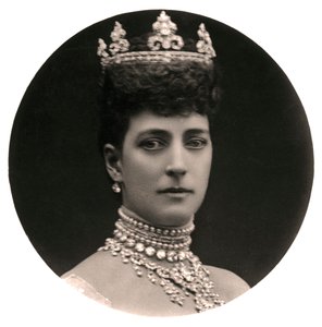 Dronning Alexandra 1844-1925, dronningkonsort til kong Edward VII, sent på 1800-tallet.