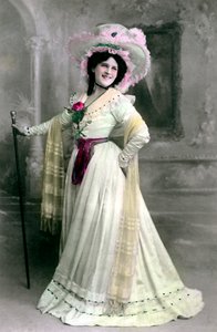 Zena Dare 1887-1975, engelsk skuespillerinne, 1906.