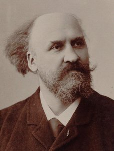 Portrett av komponisten Charles Lenepveu 1840-1910, 1891. av Rouen . Photo studio J. Fontaine