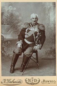 General Konstantin Pavlovich Prezhbiano 1840-1905, 1888. av Rowno . Photo studio N. Dubravski
