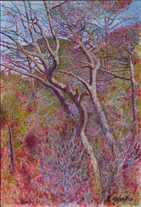 Landskap, studio, ca. 1907 av Rubaldo Merello