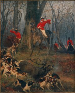 Parforcejakt av Rudolf Carl Huber